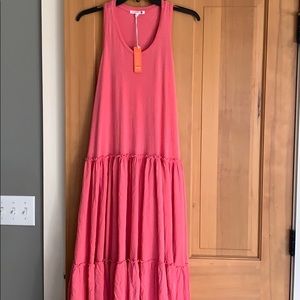 Sundry Tiered Racerback Dress